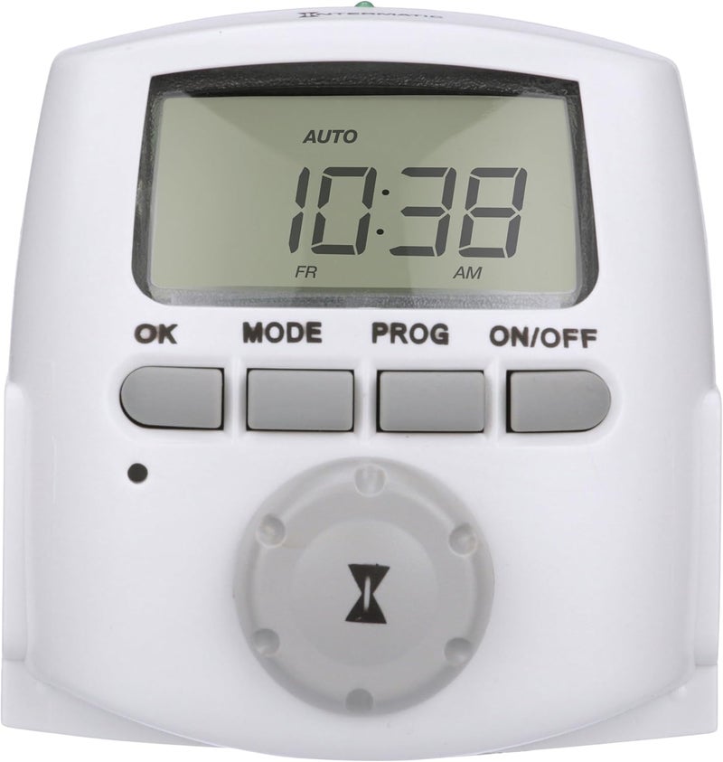 Intermatic DT620 Heavy Duty Indoor Digital Plug-inTimer - Full 7-Day Programming Options - Timer for Lighting, Fans & Small Appliances - Image 1